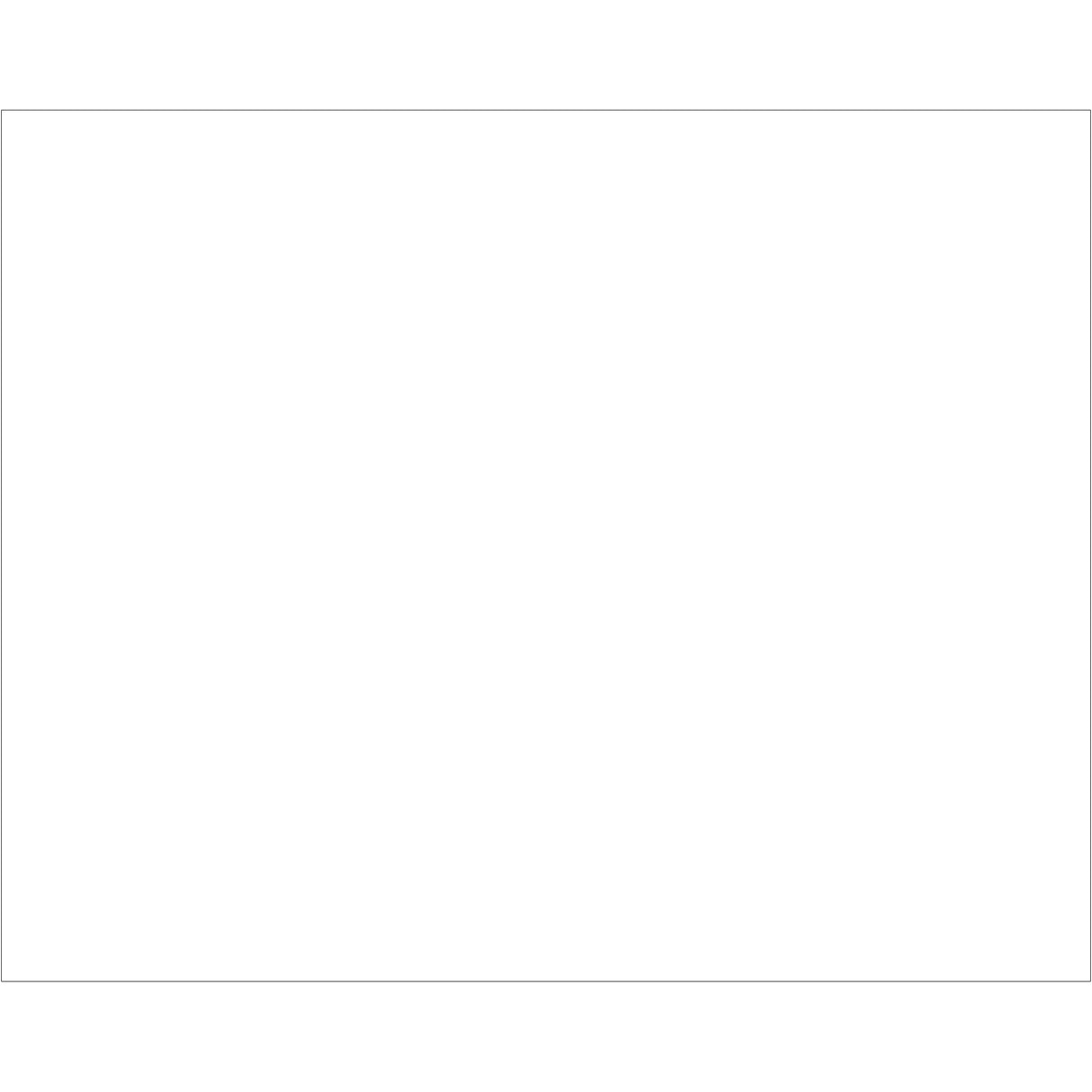8 x 10" - White Block Out Labels