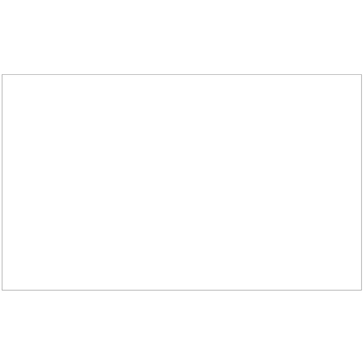 3 x 5" - White Removable Rectangle Labels