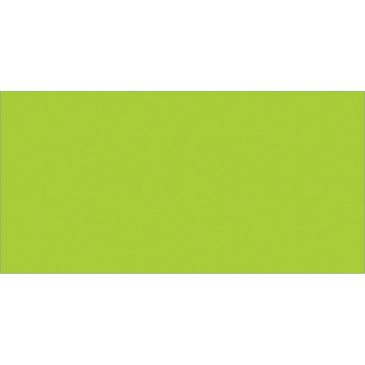 3 x 6" Fluorescent Green Inventory Rectangle Labels