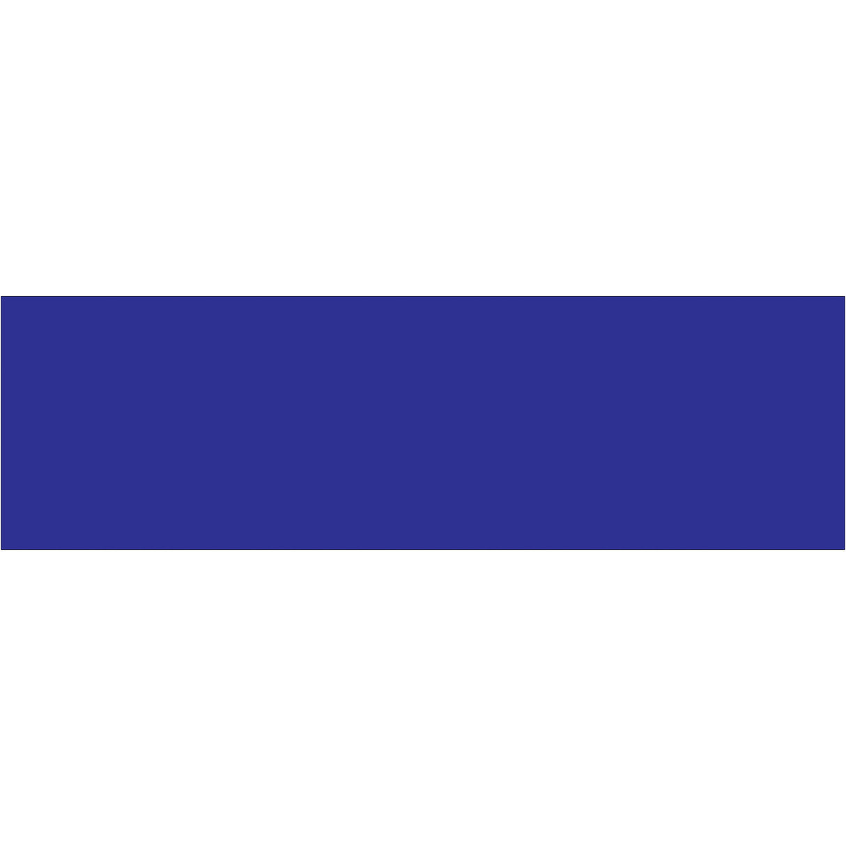 3 x 10" Dark Blue Inventory Rectangle Labels