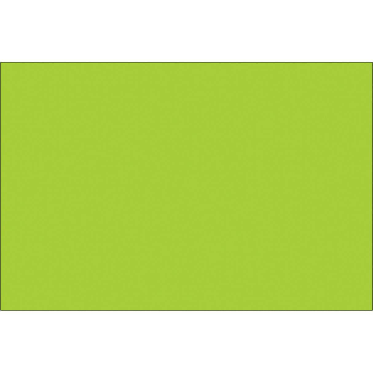 4 x 6" Fluorescent Green Inventory Rectangle Labels