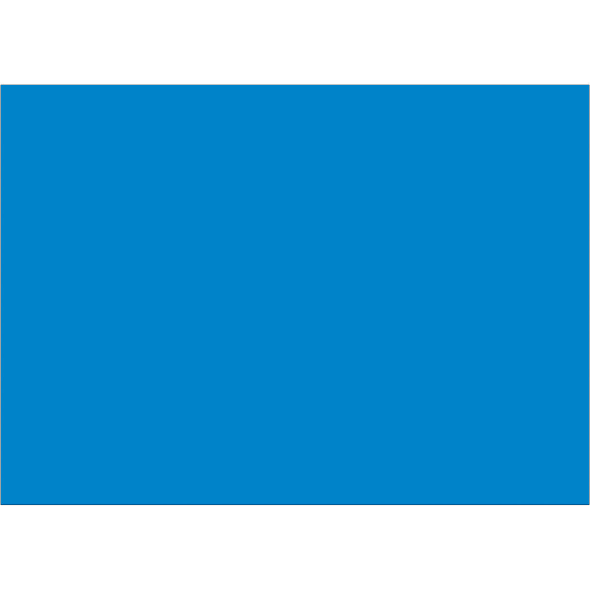 5 x 7" Light Blue Inventory Rectangle Labels