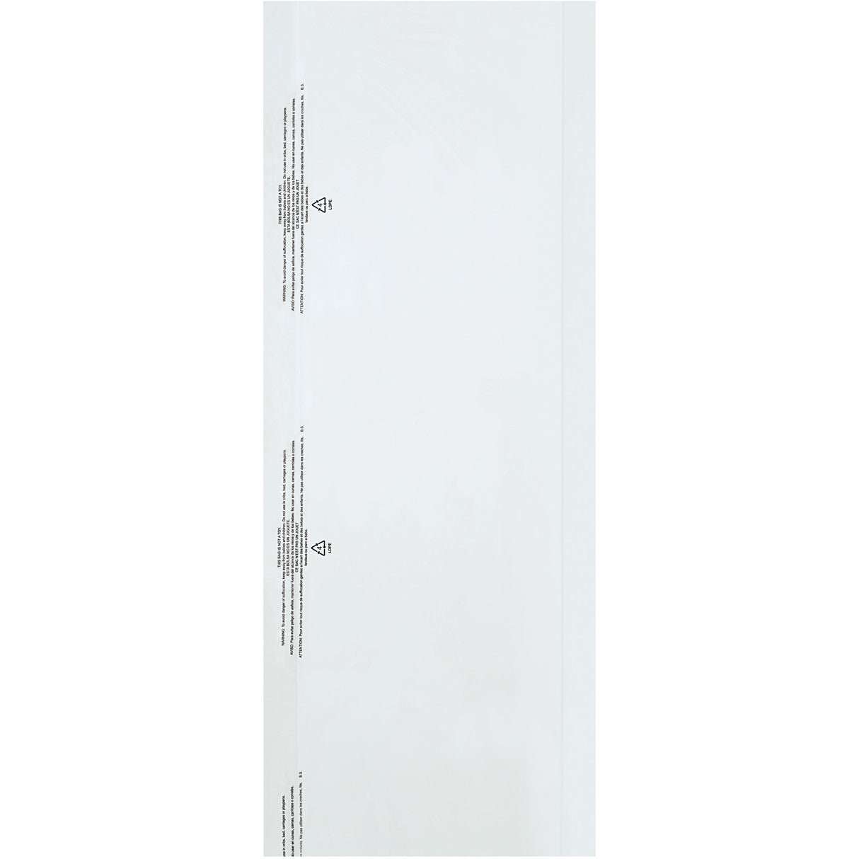 21 x 4 x 54" - 0.6 Mil Garment Bags