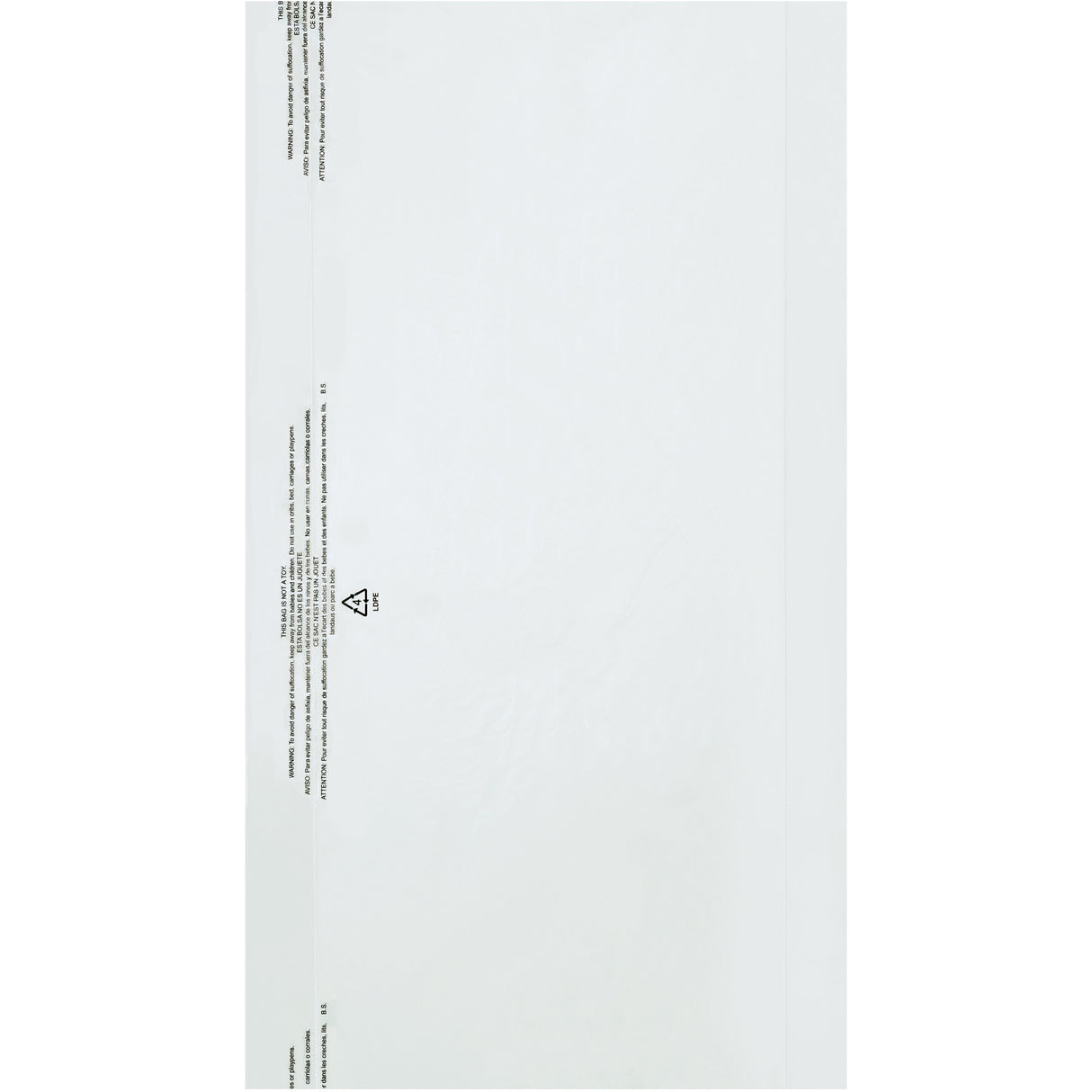 21 x 7 x 40" - 0.6 Mil Garment Bags