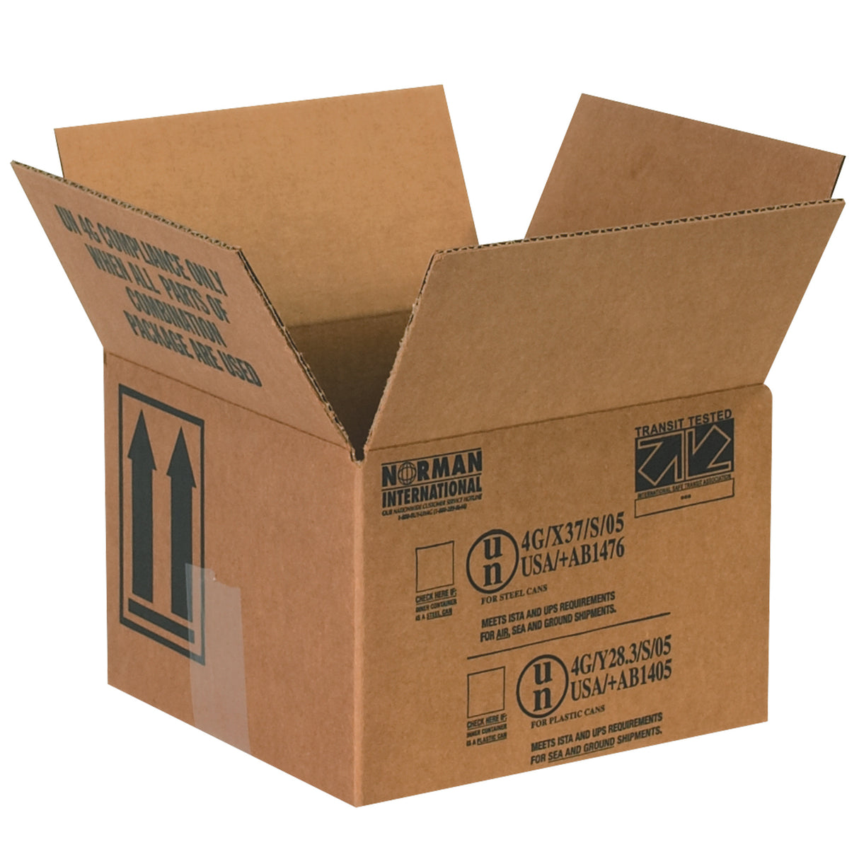5 1/8 x 5 1/8 x 6 3/16" 1 - 1 Quart Paint Can Boxes