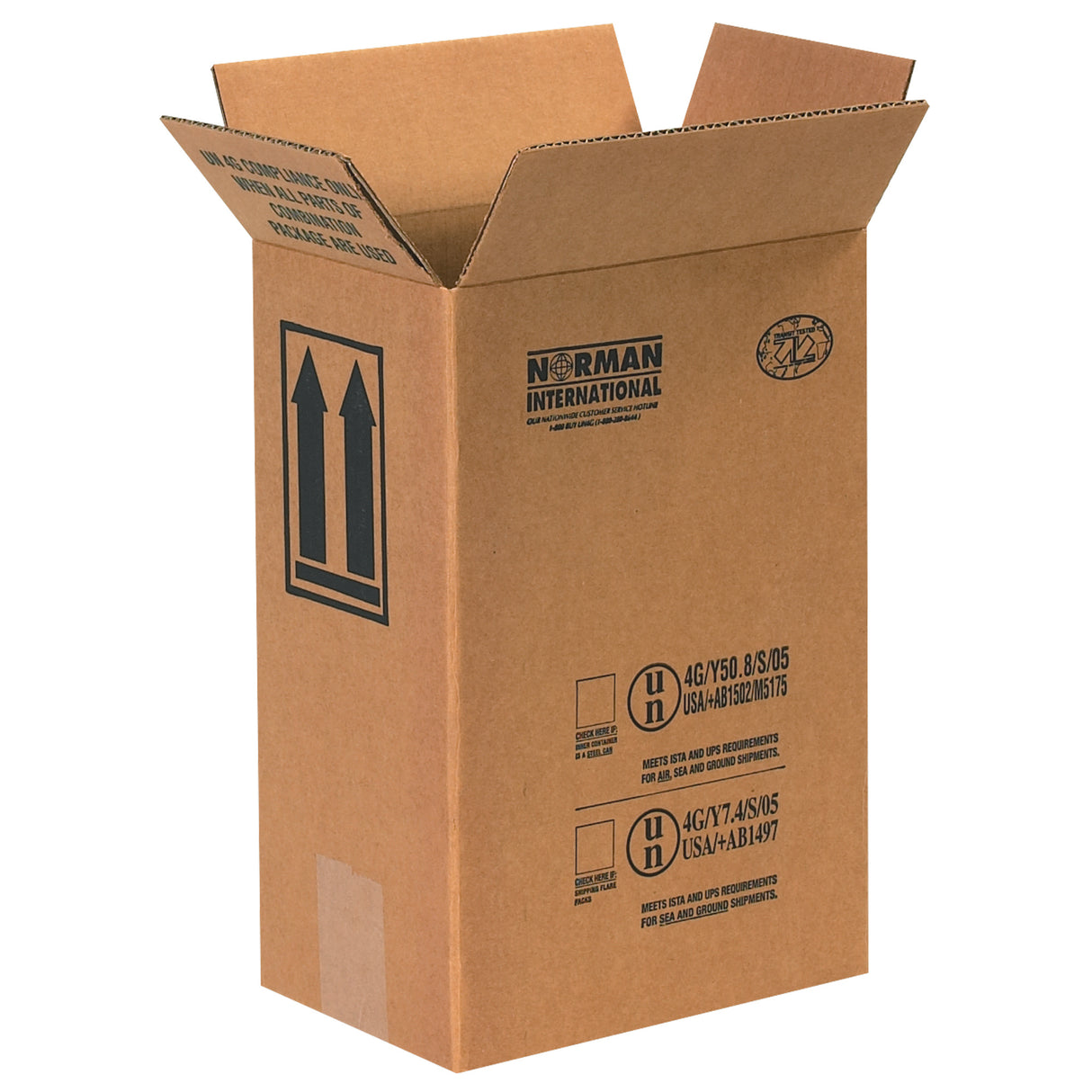 8 3/16 x 5 11/16 x 12 3/8" 1 - 1 Gallon F-Style Paint Can Boxes