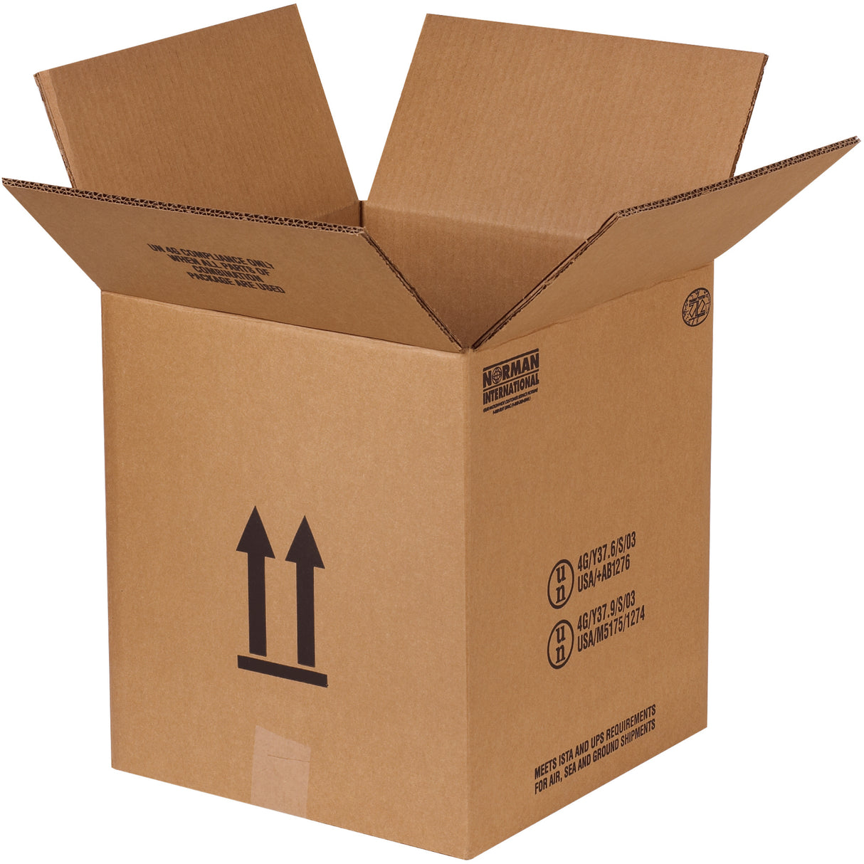 12 1/8 x 12 1/8 x 13 9/16" 1 - 5 Gallon Metal Pail Haz Mat Boxes