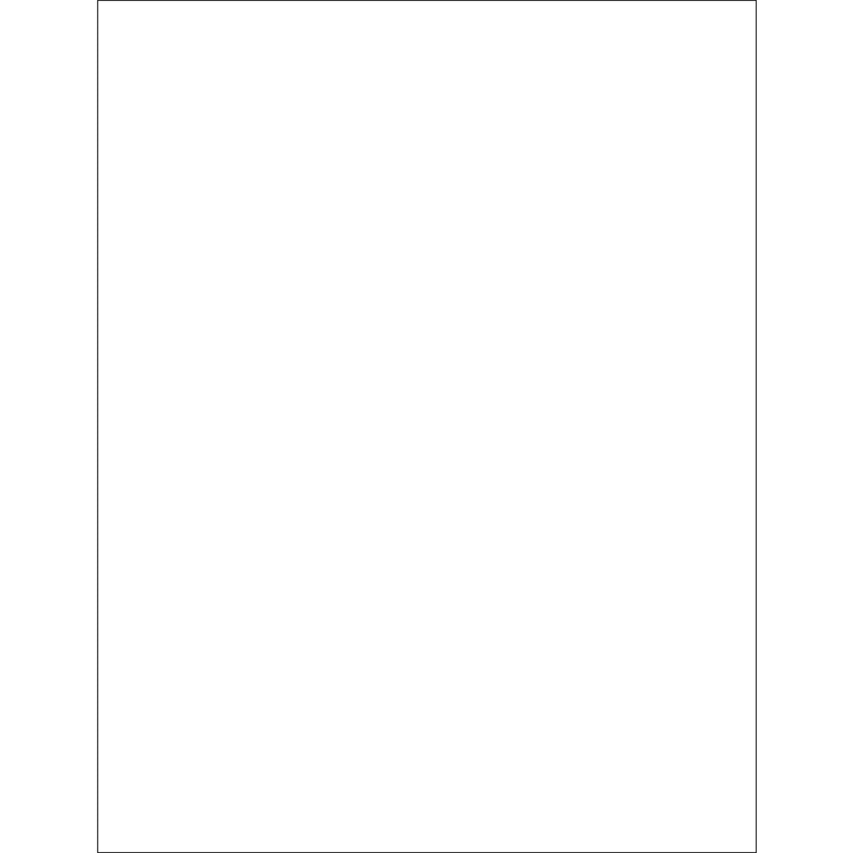 8 1/2 x 11" Vinyl Envelope Insert Cards
