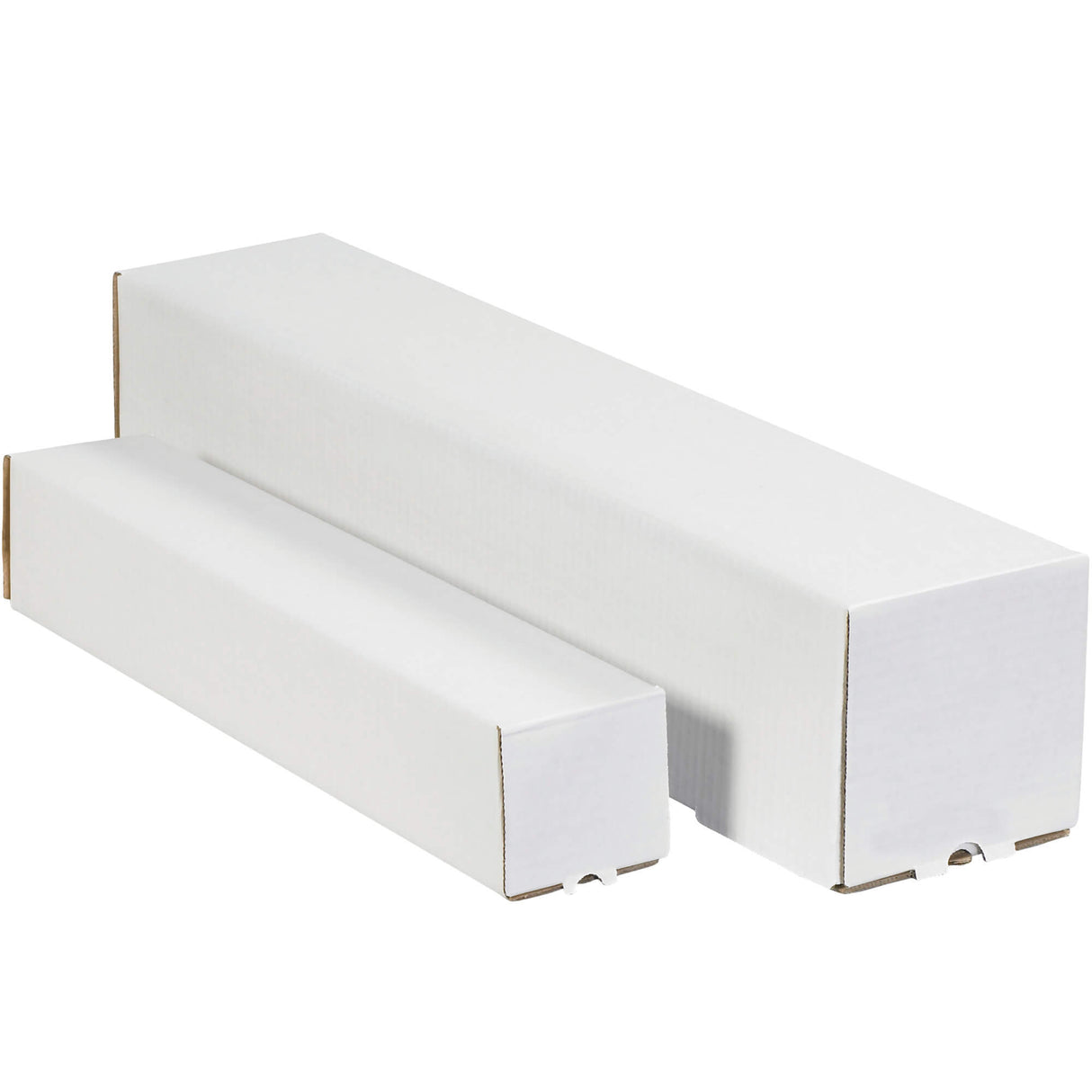 5 x 5 x 18" White Square Mailing Tubes