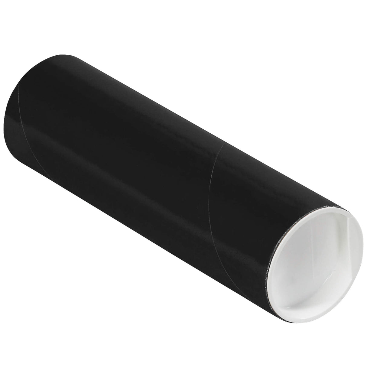 2 x 6" Black Tubes with Caps