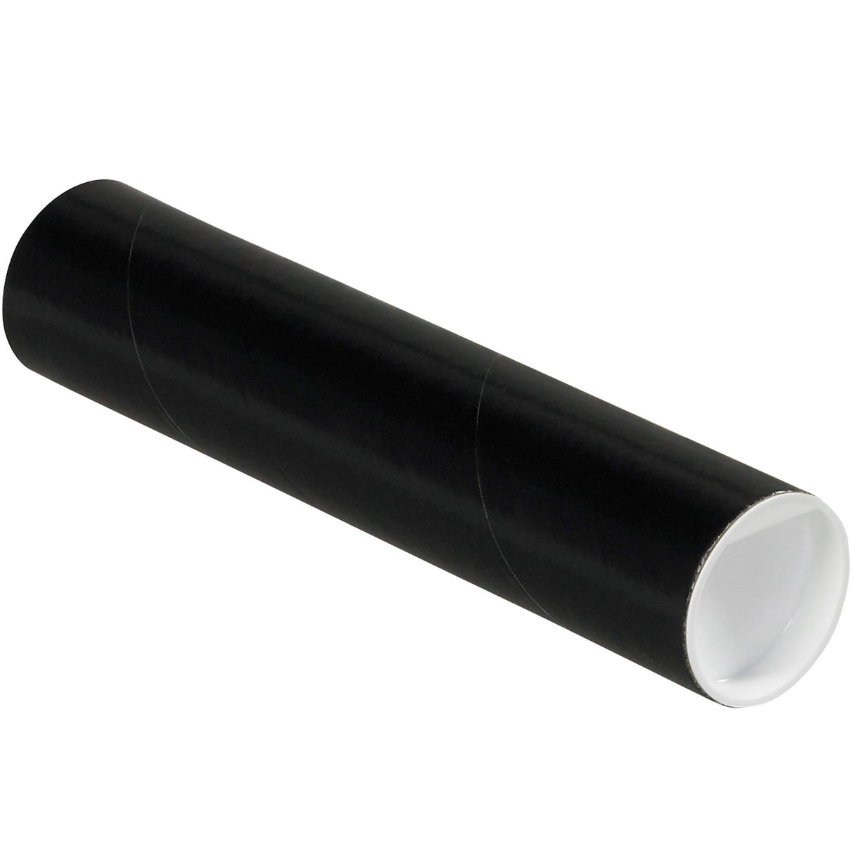 2 x 9" Black Tubes with Caps