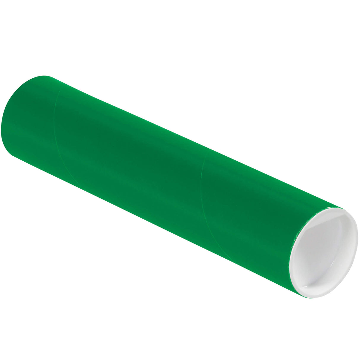 2 x 9" Green Tubes with Caps