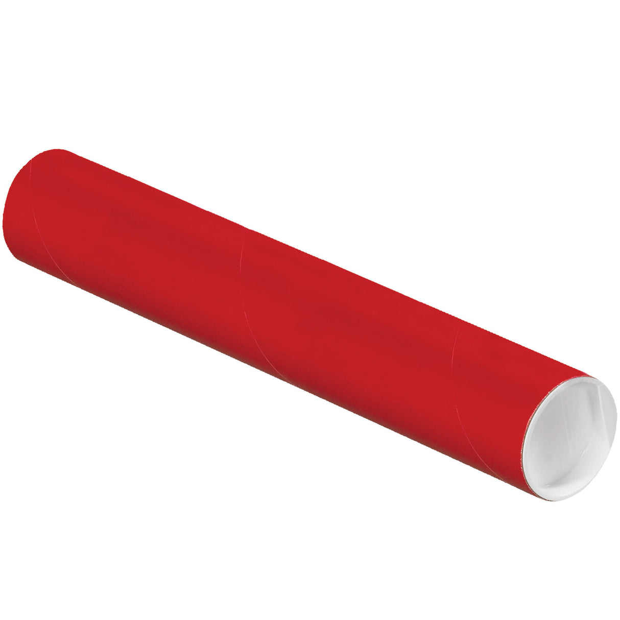 2 x 12" Red Tubes with Caps