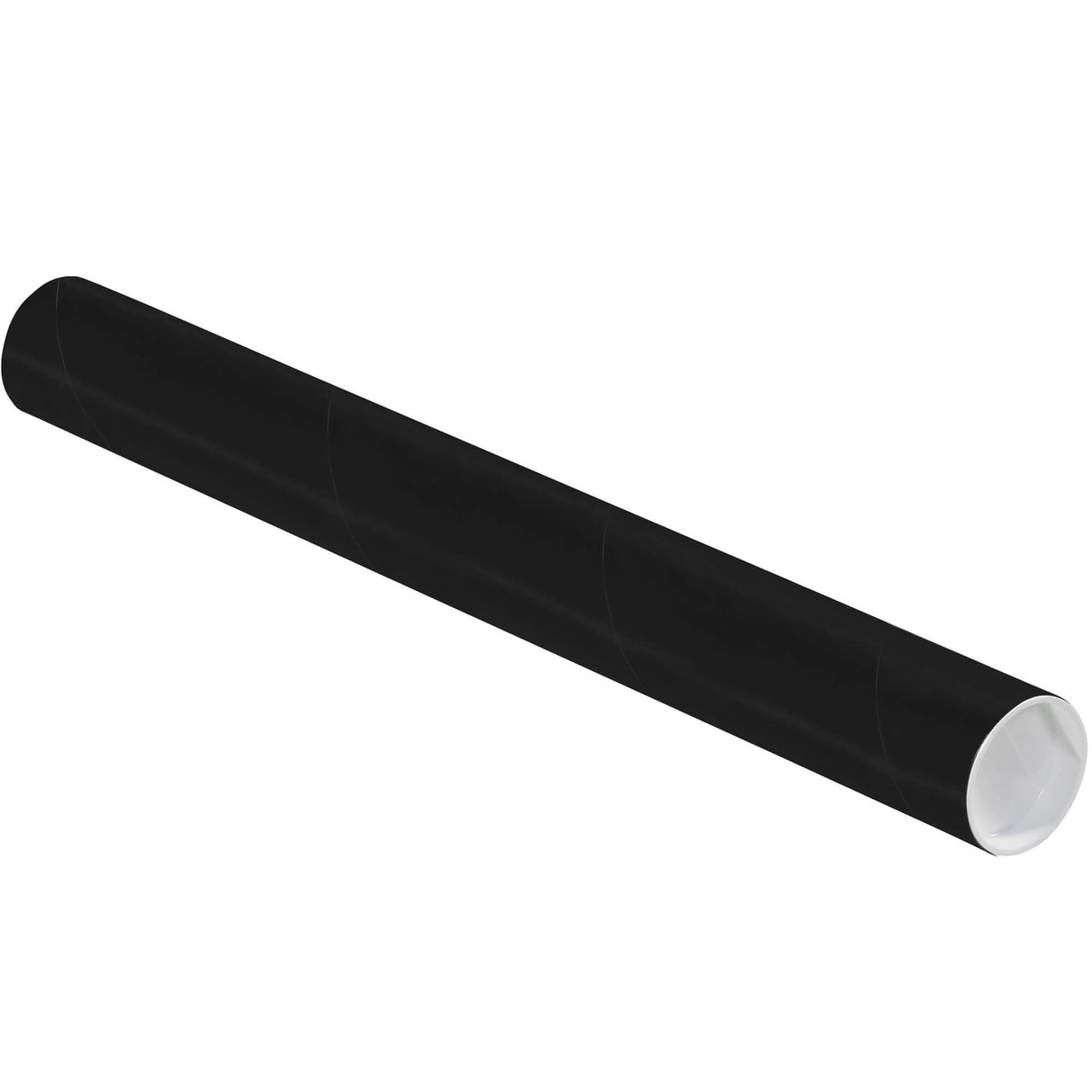 2 x 18" Black Tubes with Caps