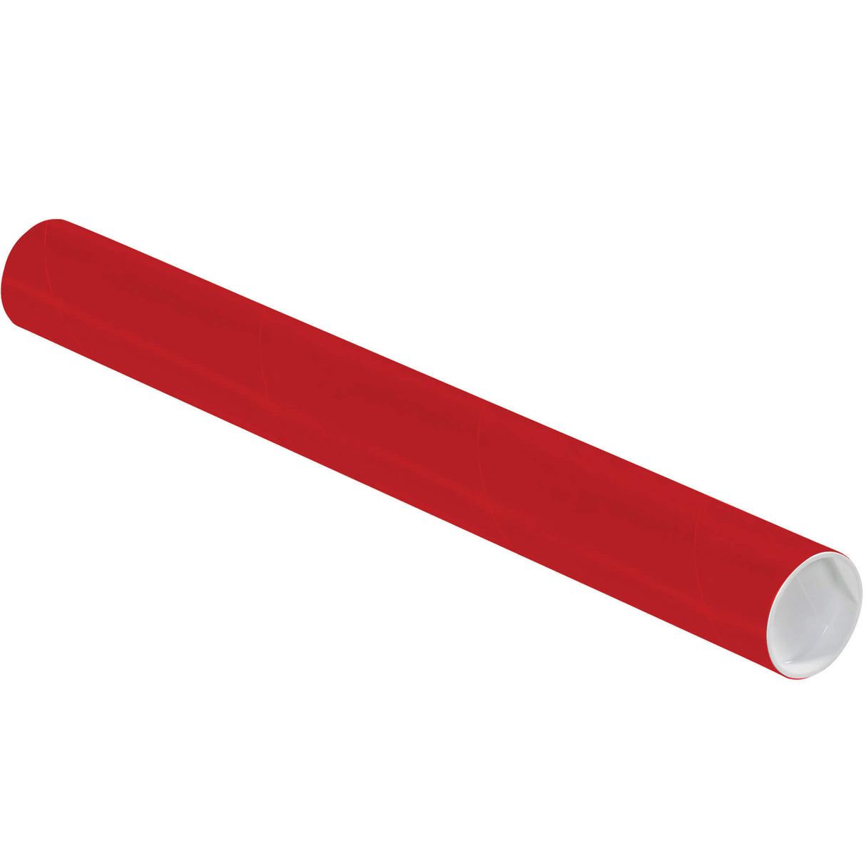 2 x 18" Red Tubes with Caps
