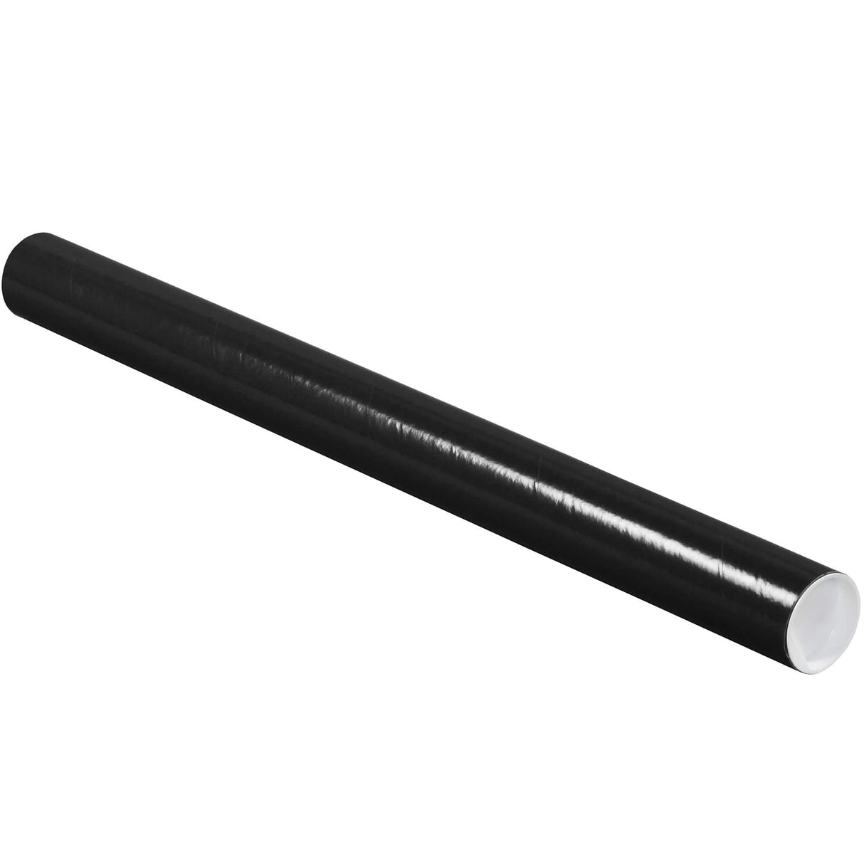2 x 24" Black Tubes with Caps