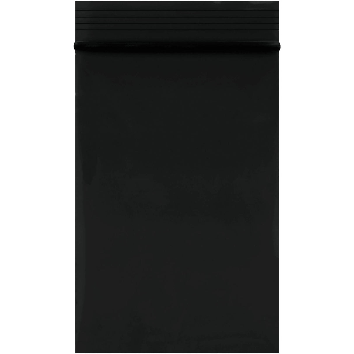 2 x 3" - 2 Mil Black Reclosable Poly Bags