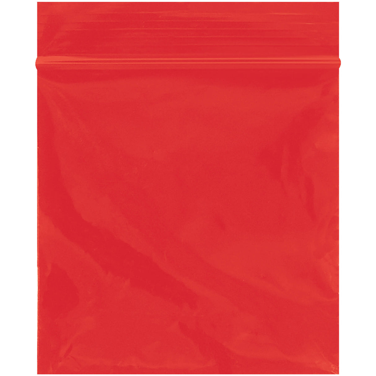 3 x 3" - 2 Mil Red Reclosable Poly Bags
