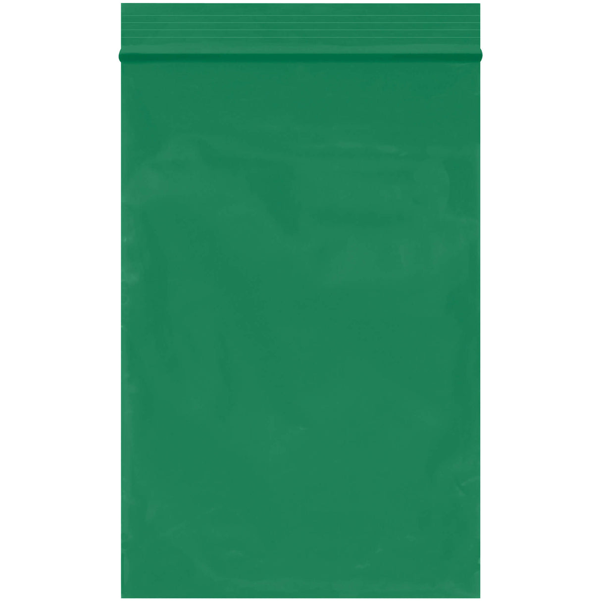 4 x 6" - 2 Mil Green Reclosable Poly Bags