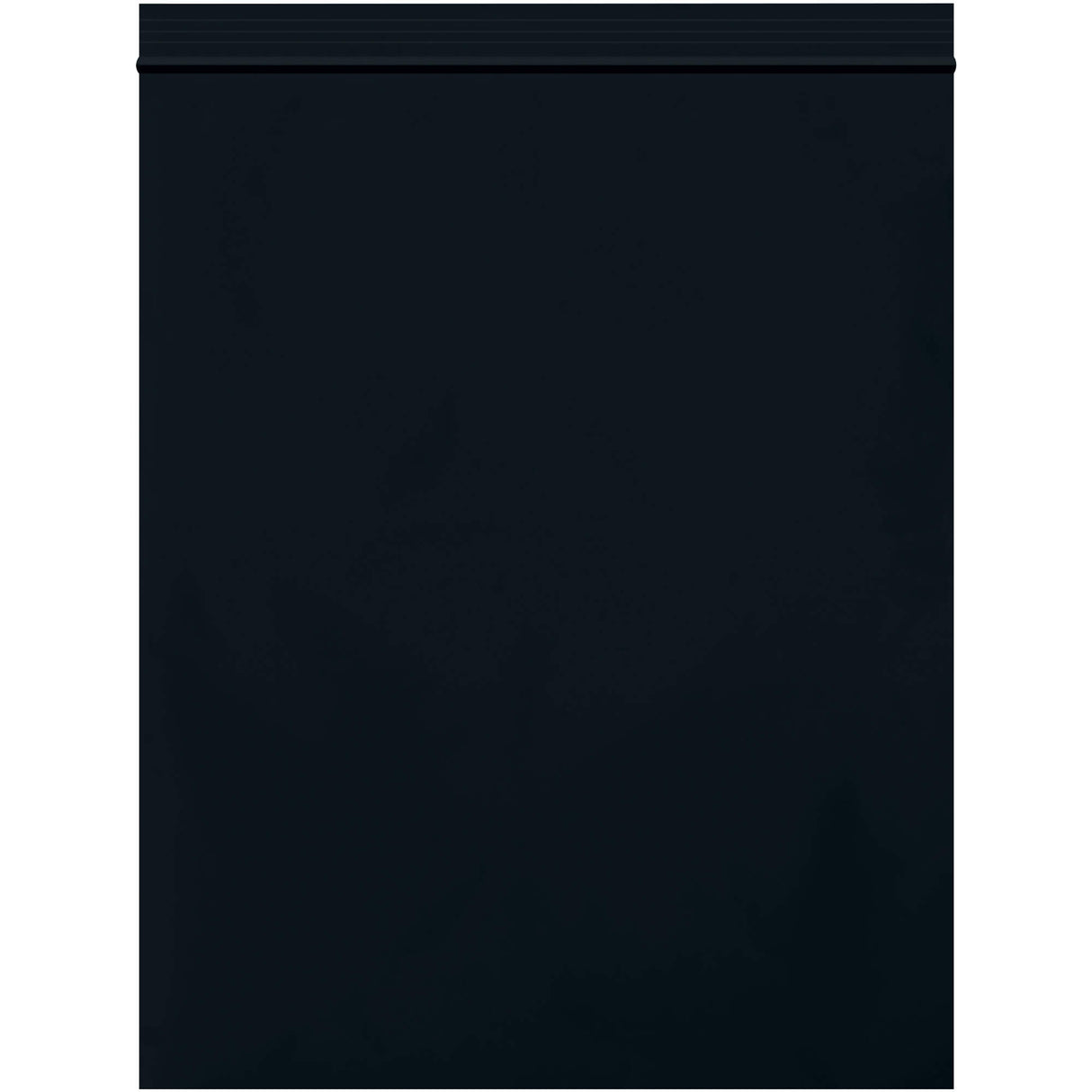 8 x 10" - 2 Mil Black Reclosable Poly Bags