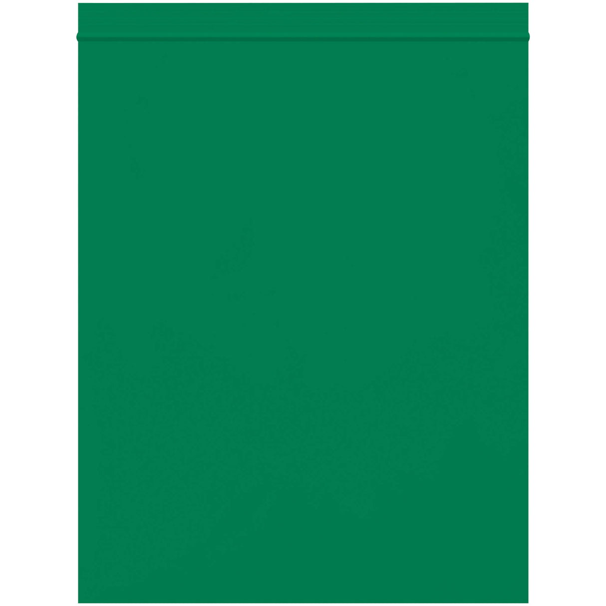 8 x 10" - 2 Mil Green Reclosable Poly Bags