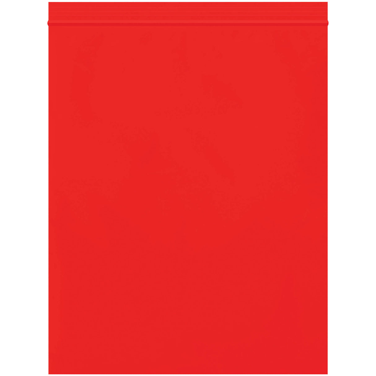 8 x 10" - 2 Mil Red Reclosable Poly Bags