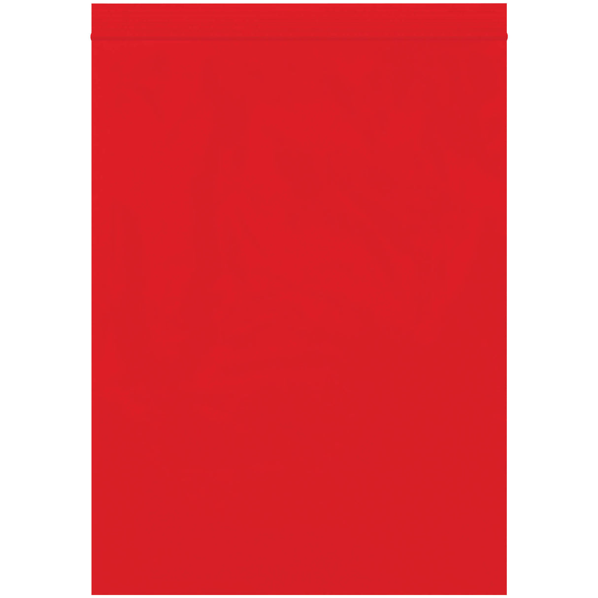 9 x 12" - 2 Mil Red Reclosable Poly Bags