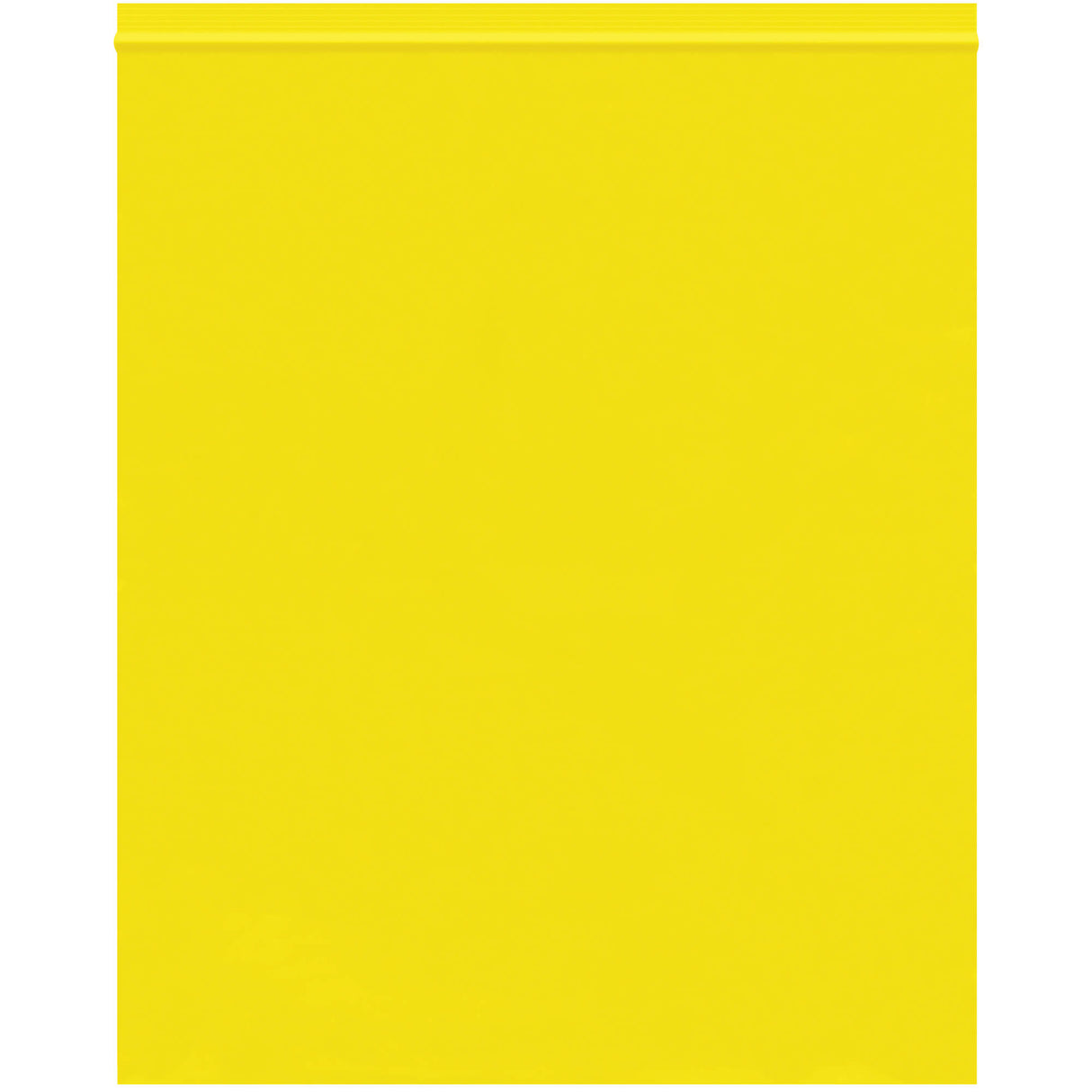 10 x 12" - 2 Mil Yellow Reclosable Poly Bags