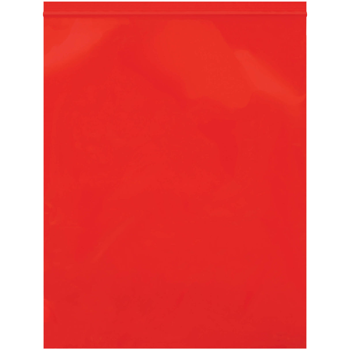 12 x 15" - 2 Mil Red Reclosable Poly Bags