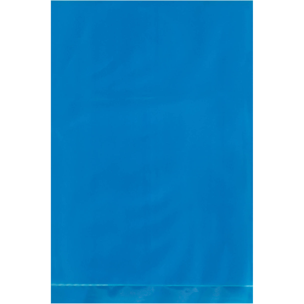 4 x 6" - 2 Mil Blue Flat Poly Bags