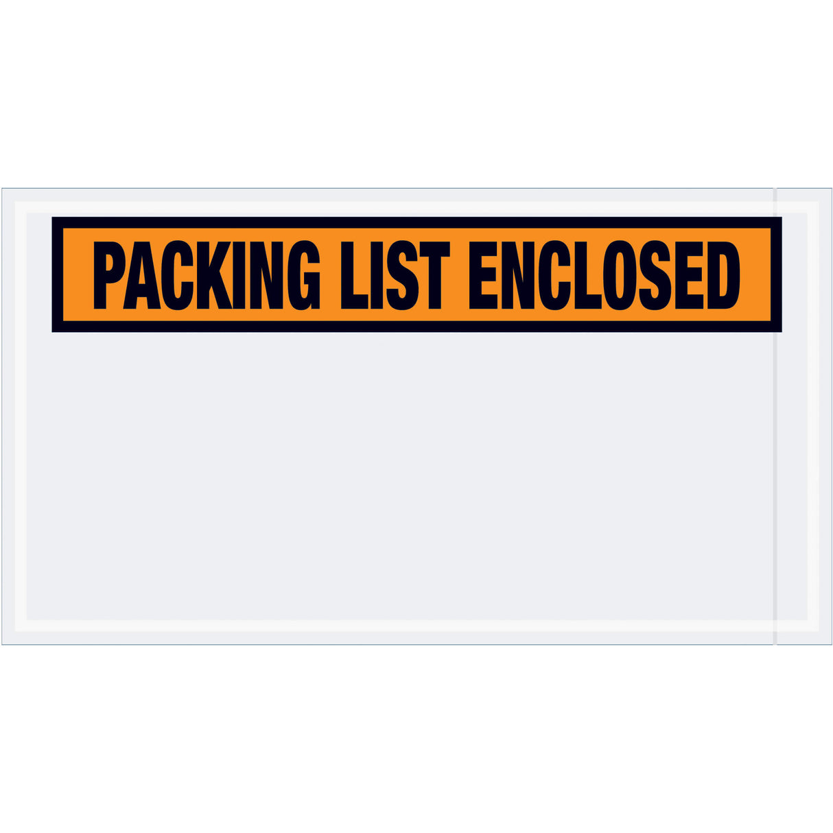5 1/2 x 10" Orange "Packing List Enclosed" Envelopes