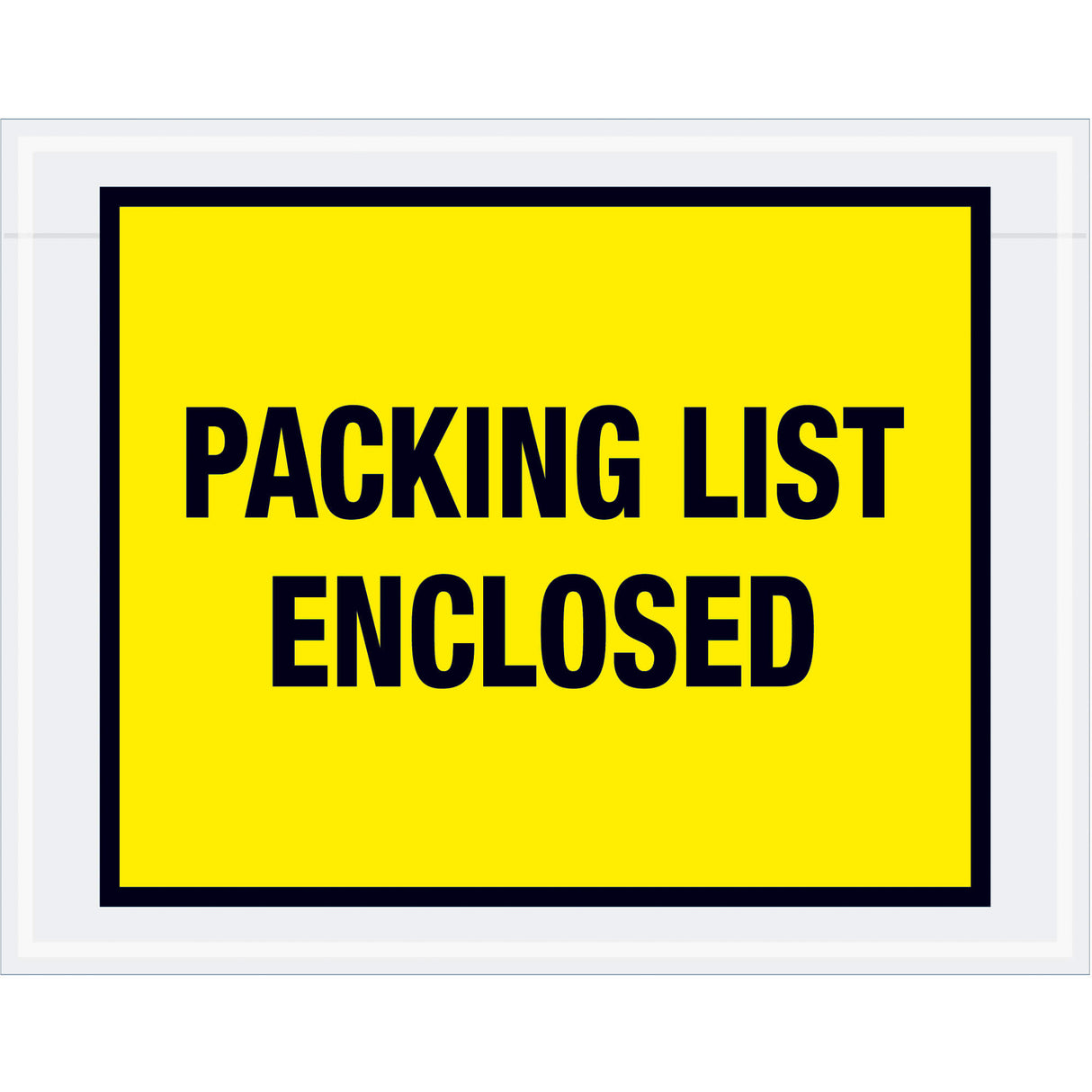 7 x 5 1/2" Yellow "Packing List Enclosed" Envelopes