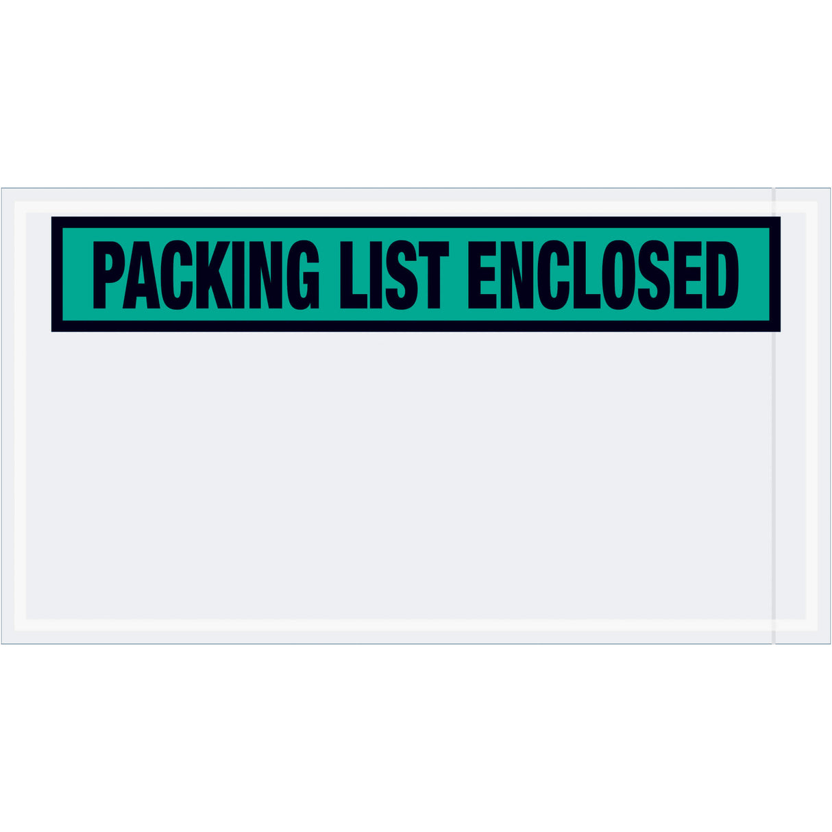 5 1/2 x 10" Green "Packing List Enclosed" Envelopes