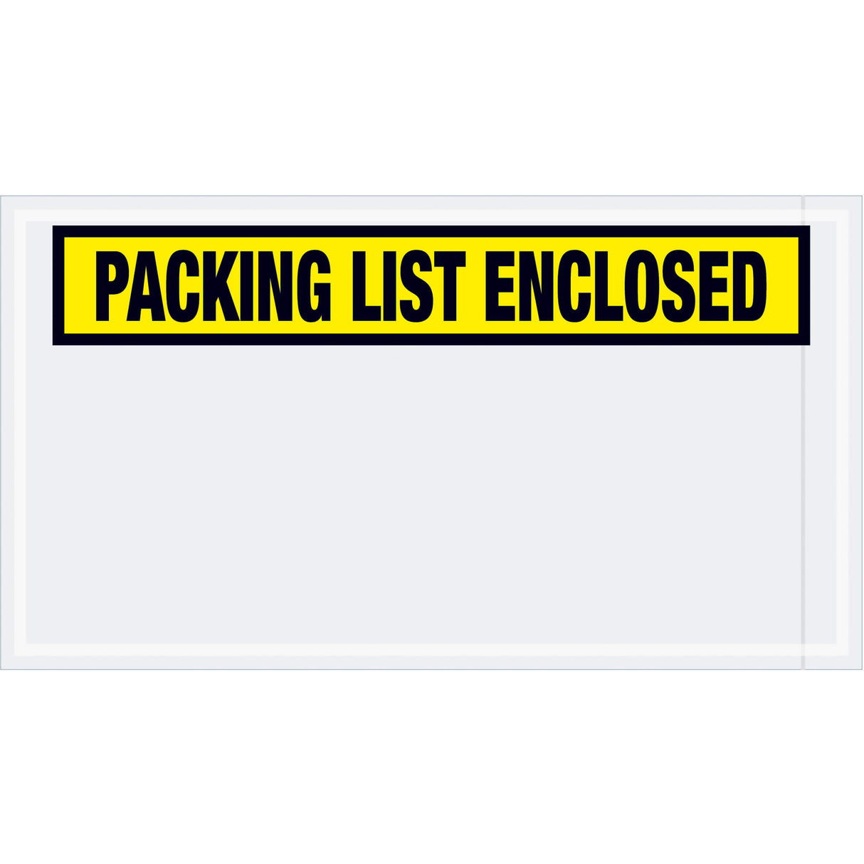 5 1/2 x 10" Yellow "Packing List Enclosed" Envelopes