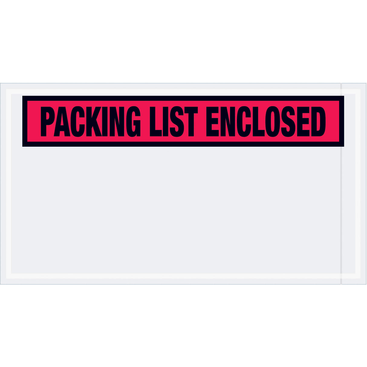 5 1/2 x 10" Red "Packing List Enclosed" Envelopes