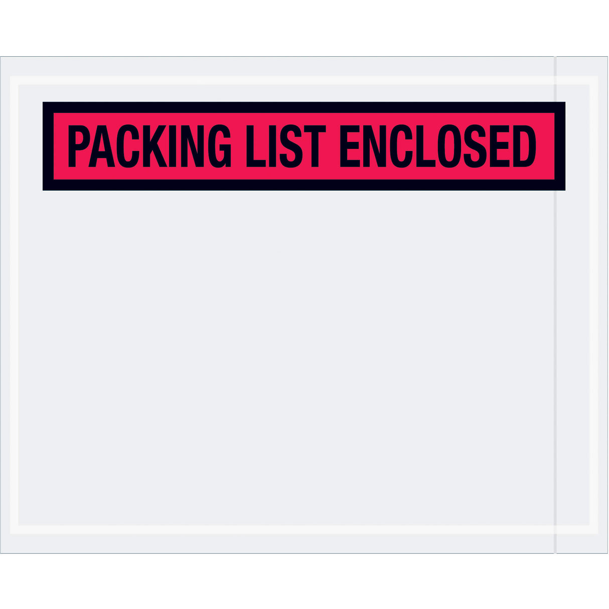 4 1/2 x 5 1/2" Red "Packing List Enclosed" Envelopes