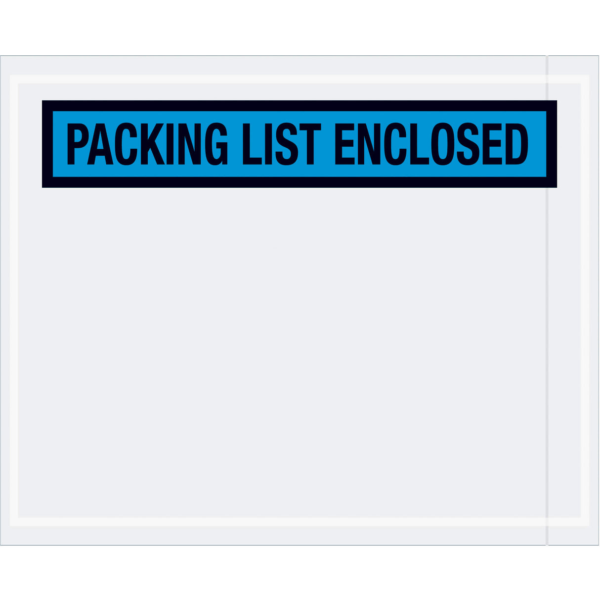 4 1/2 x 5 1/2" Blue "Packing List Enclosed" Envelopes