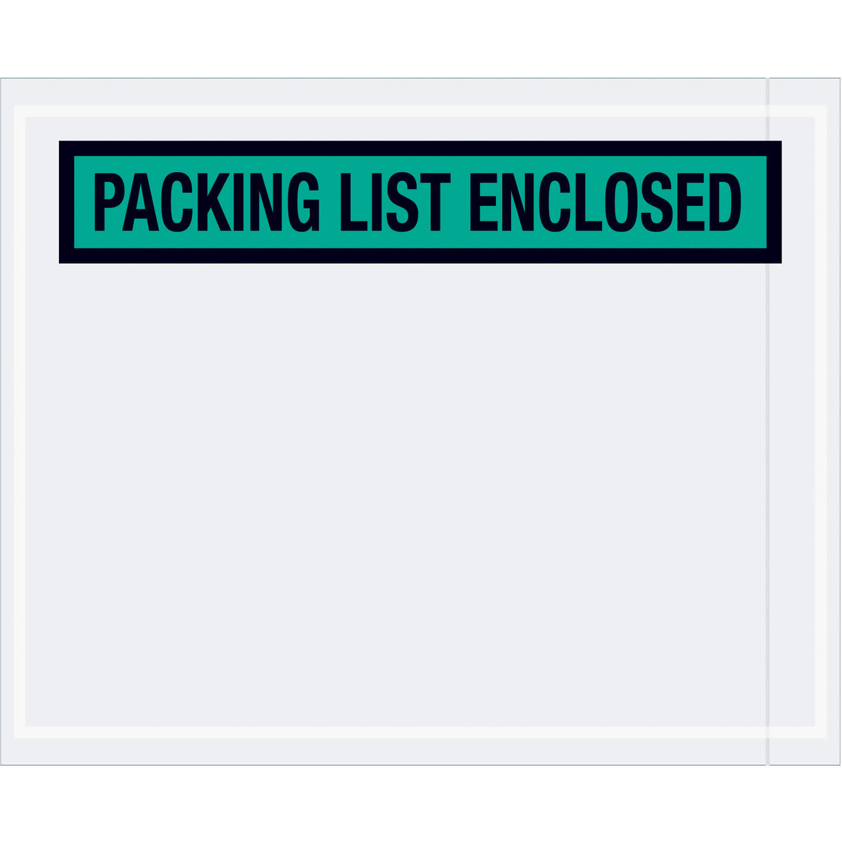4 1/2 x 5 1/2" Green "Packing List Enclosed" Envelopes