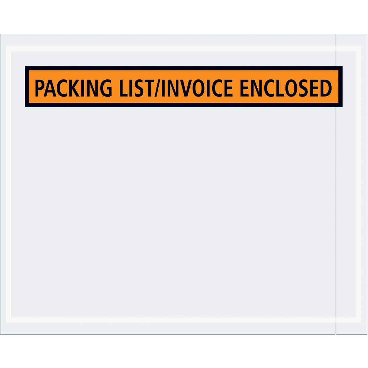 4 1/2 x 5 1/2" Orange "Packing List/Invoice Enclosed" Envelopes