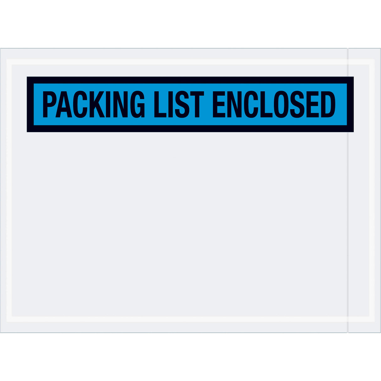 4 1/2 x 6" Blue "Packing List Enclosed" Envelopes