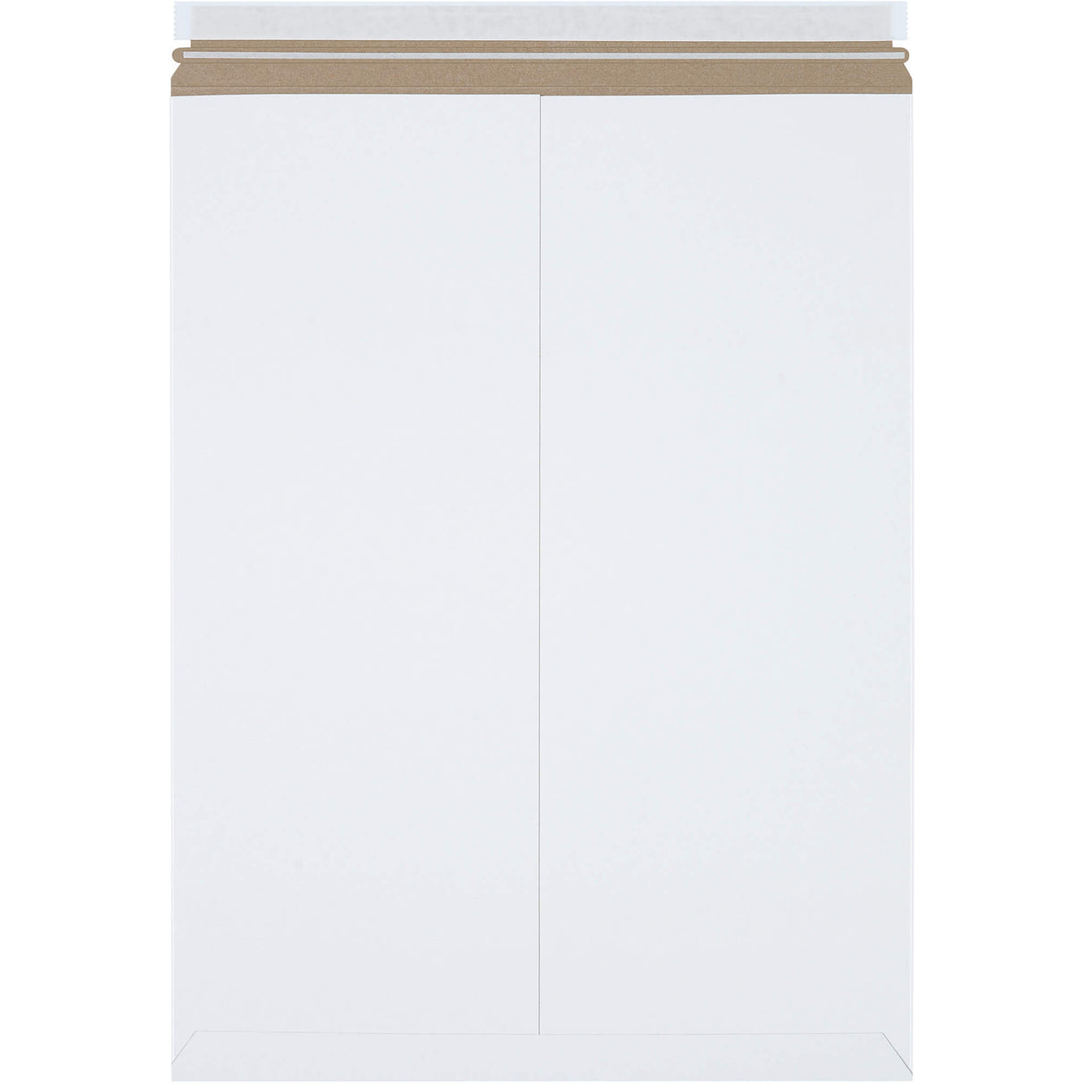 22 x 27" White Self-Seal Stayflats Plus® Mailers
