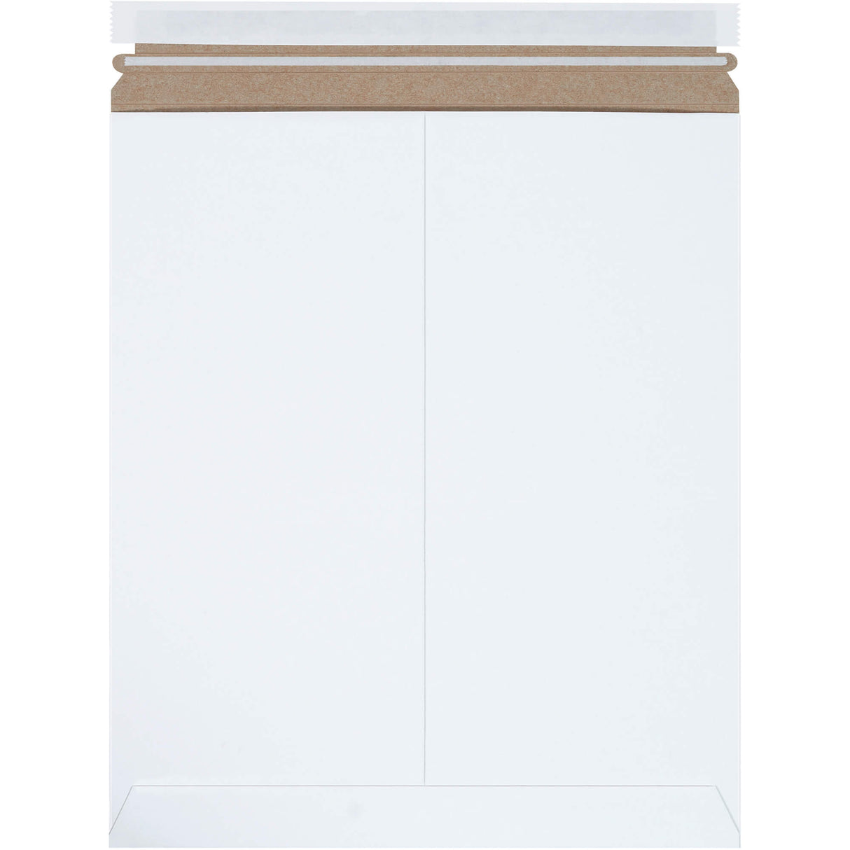 12 3/4 x 15" White (25 Pack) Self-Seal Stayflats Plus® Mailers