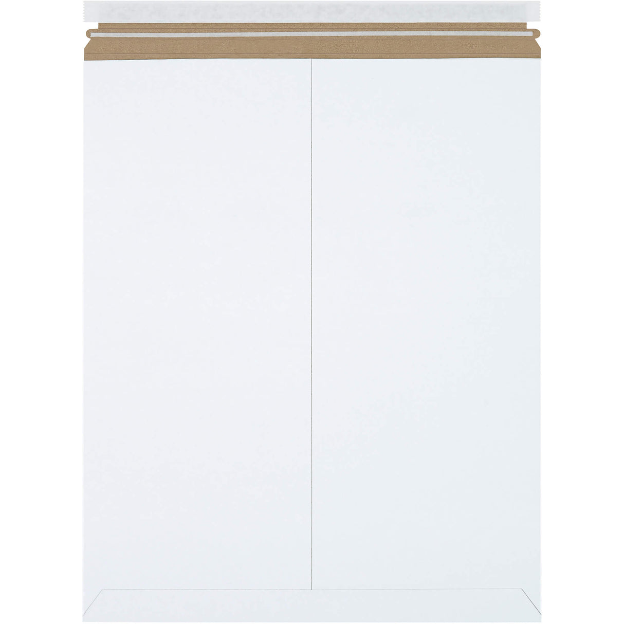 17 x 21" White Self-Seal Stayflats Plus® Mailers