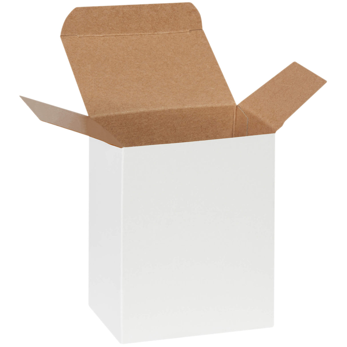 4 x 3 x 5" White Reverse Tuck Folding Cartons