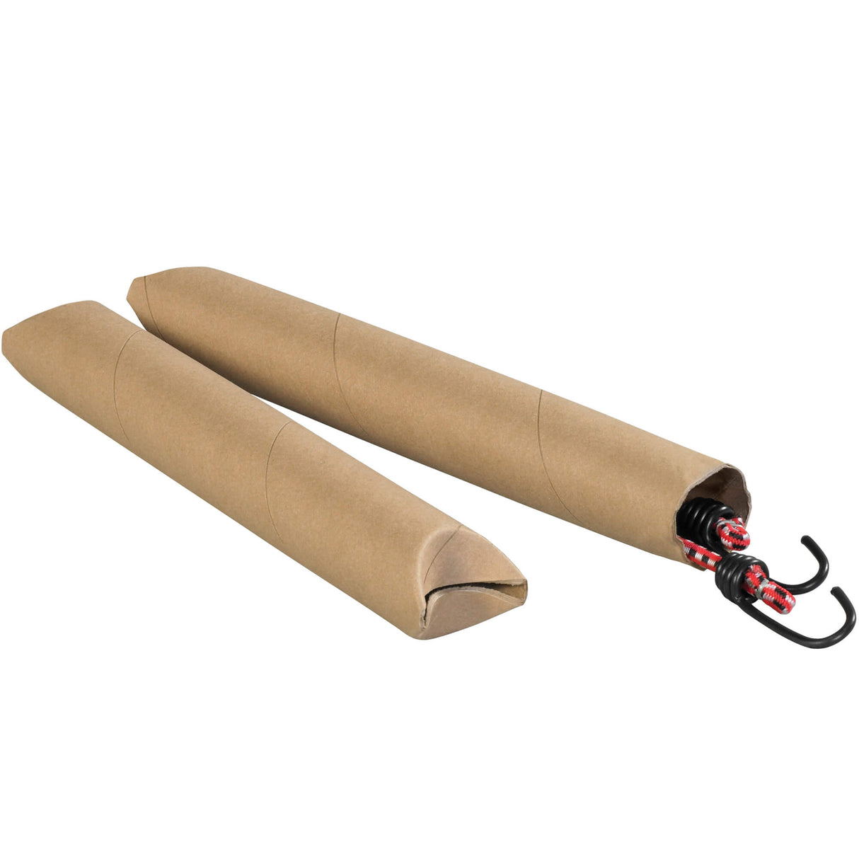 2 x 43" Kraft Crimped End Tubes
