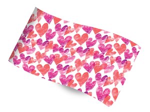 Red Hearts Tissue Paper 15 sheets