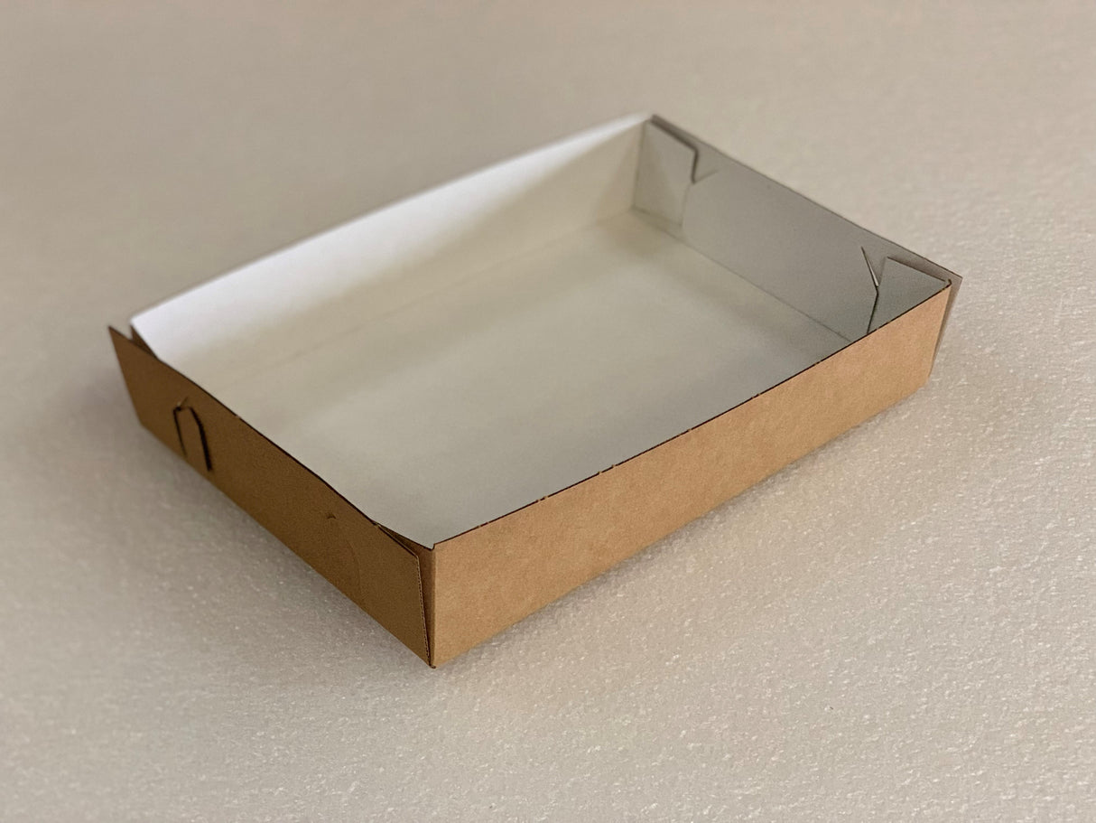 Bulk of Disposable Cardboard Cat Litter Tray, E Flute | Size:13x8x2
