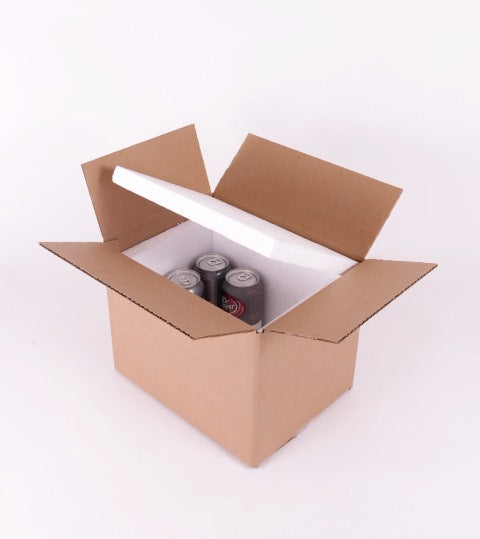 Styrofoam Lined Cooler Box, 1in | Size:18 X 18 X 10 – Boxes 4 U