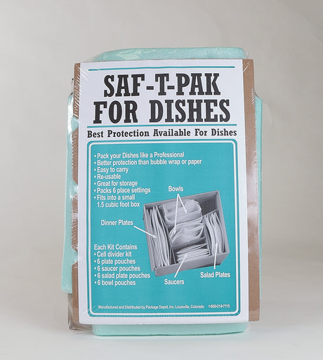 Saf-T-Pack Dish (Holds 6 piece place setting)