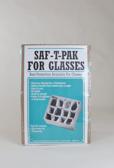 Saf-T-Pack Glass (Holds 12-24 glasses)